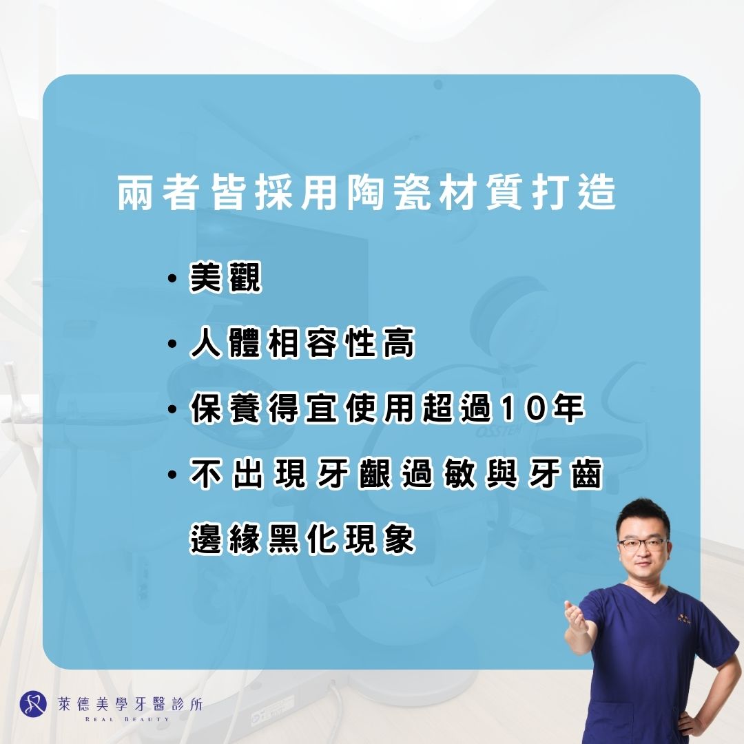 陶瓷嵌體與全瓷嵌入式牙套,你不能不知的兩大技術! 3 優點