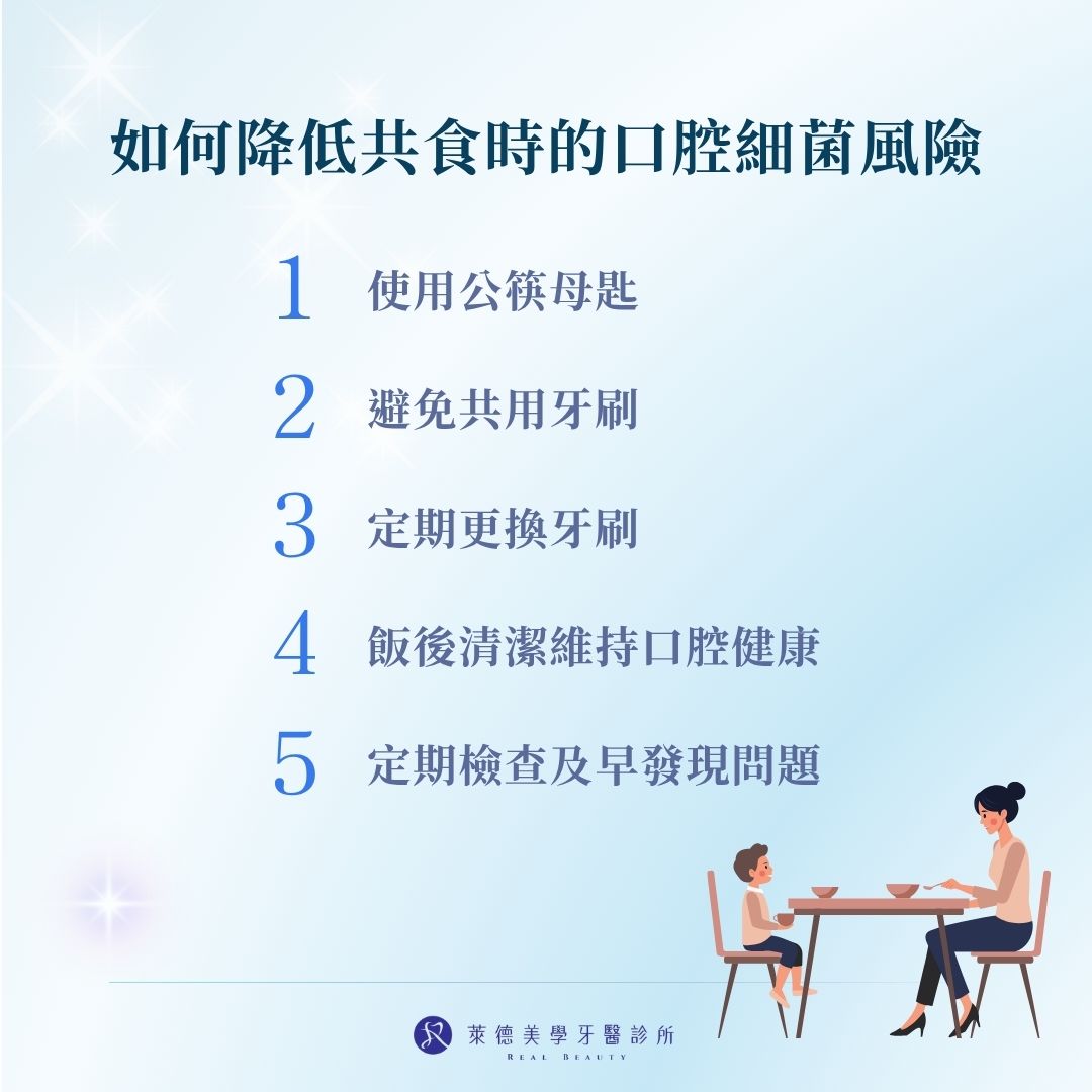 如何降低共食時的口腔細菌風險